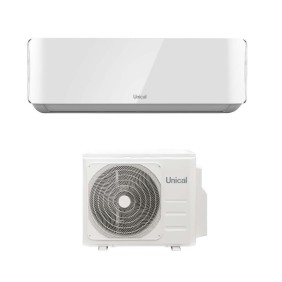 Clima Unical Air Cristal 24000 Btu Inverter  Classe A++  KMUN 24H gas R32