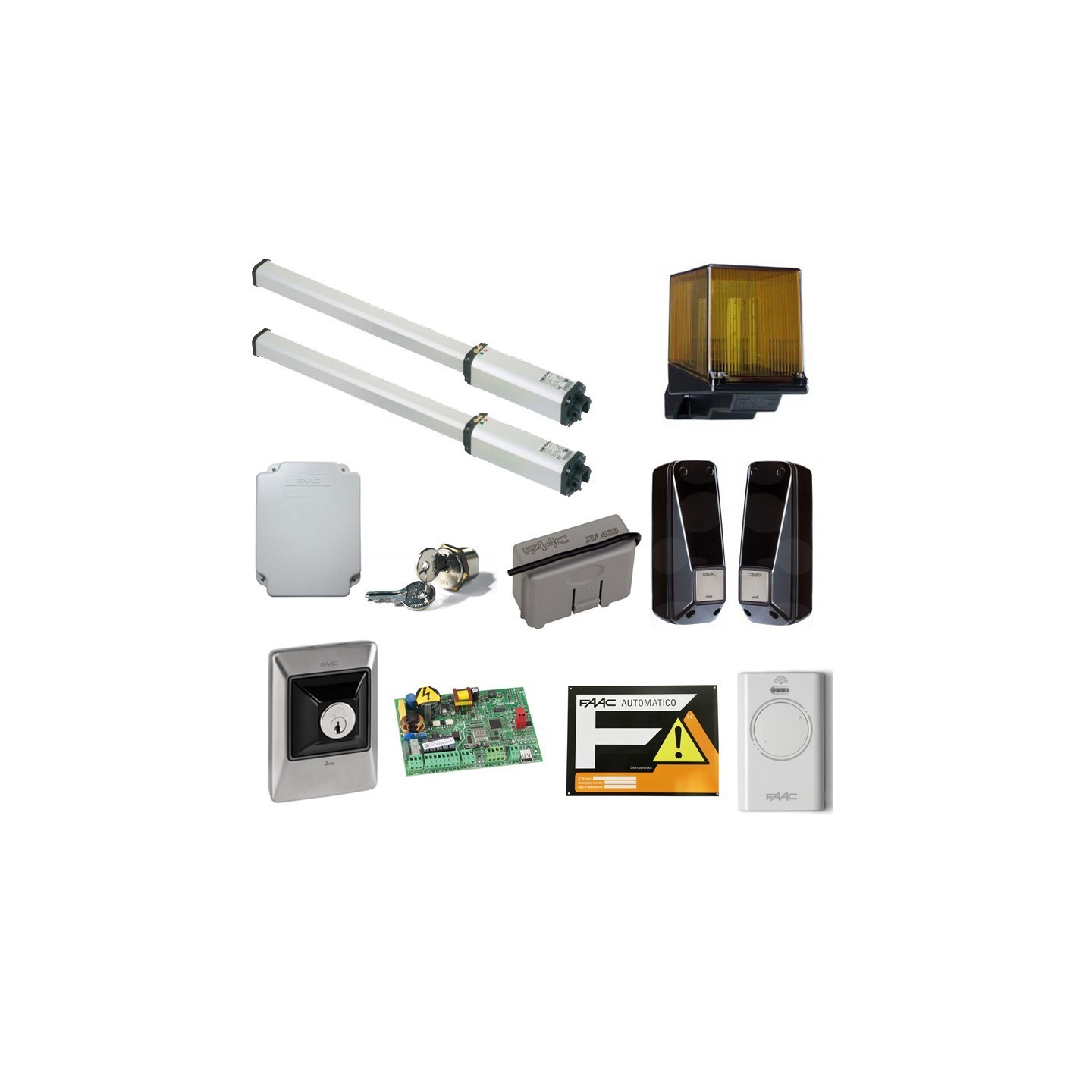 Faac Kit cancello doppio battente 230V 412 LeaderKit