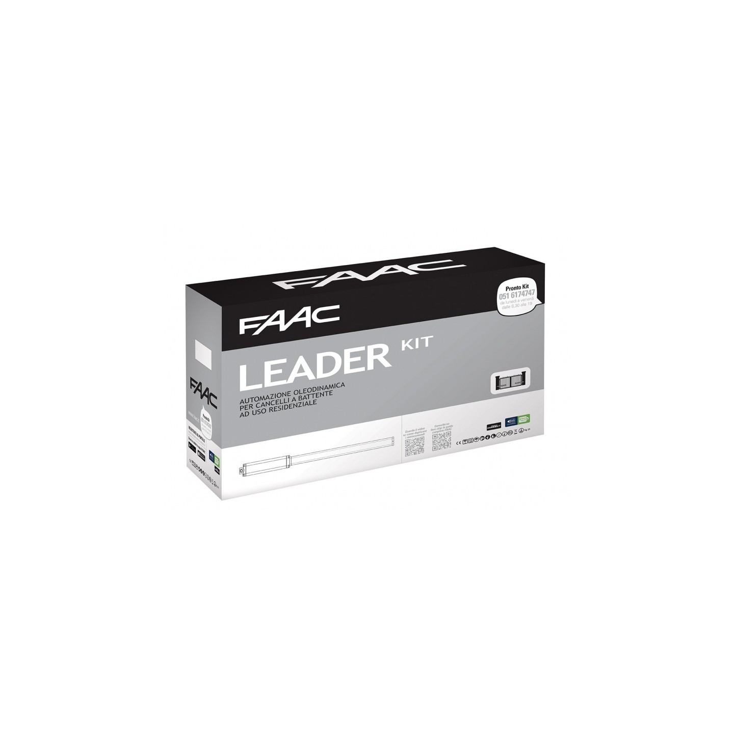 Faac Kit cancello doppio battente 230V 412 LeaderKit