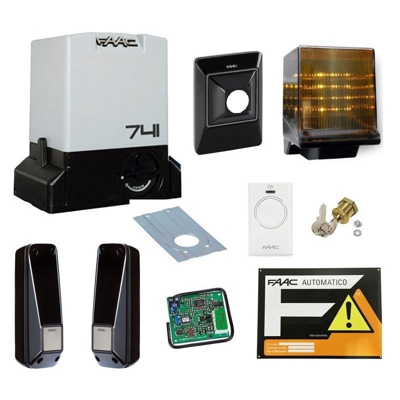 KIT Faac DELTA 3 per motori scorrevoli fino a 900KG 230V 105630445