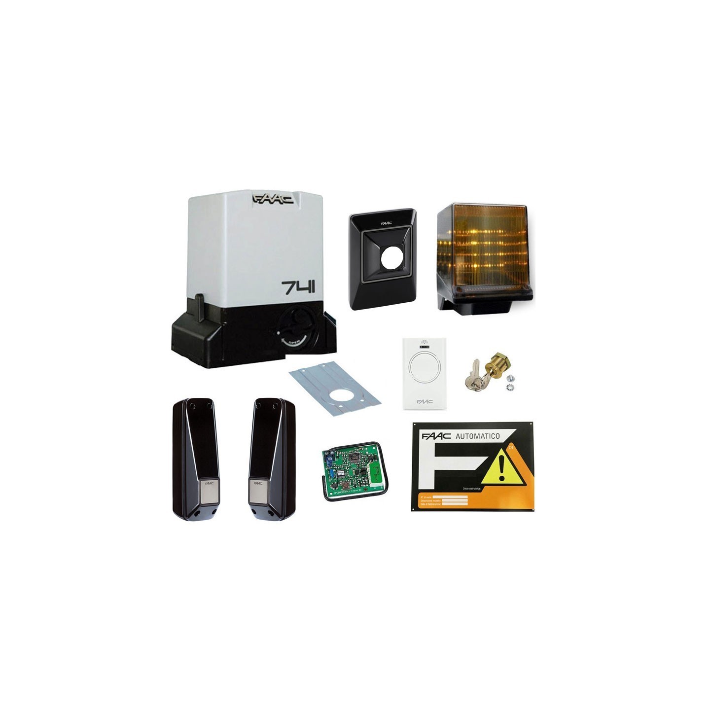 Faac Kit DELTA 3-105630445per motori scorrevoli fino a 900KG 230V