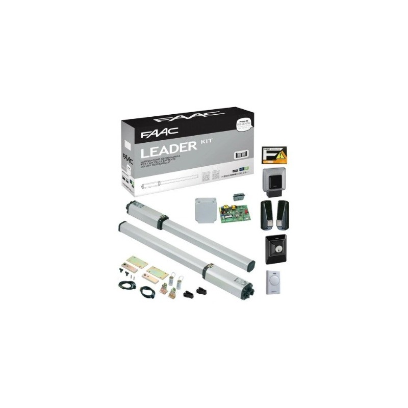 Faac LEADER Kit cancello doppio battente 230V 412