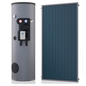 SIME-8500356-TETTO PIANO sistema solare a circolazione forzata