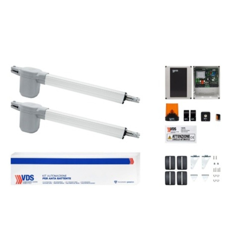 KIT  VDS PER CANCELLO BATTENTE 2 ANTE LINEARE 230V EGO 11020/2