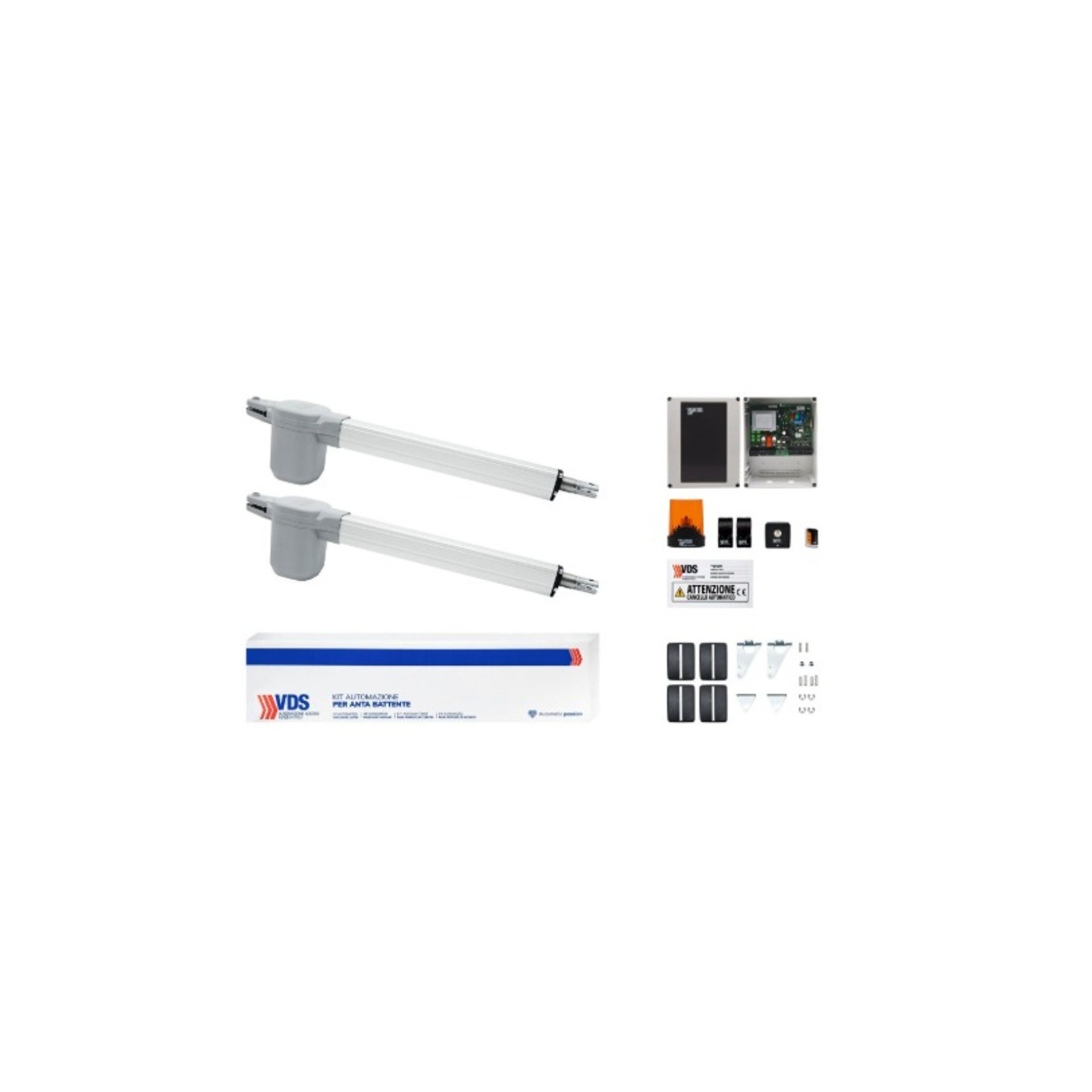Kit VDS per CANCELLO BATTENTE 2 ANTE LINEARE 230V EGO 11020/2