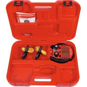 Manometro digitale Rothenberger ROCOOL 600 Set in valigetta con due termometri