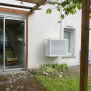 Copri condizionatore esterno e copri pompa di calore Deco Clim - ALU - BIANCO misura S - DEC23AS9010
