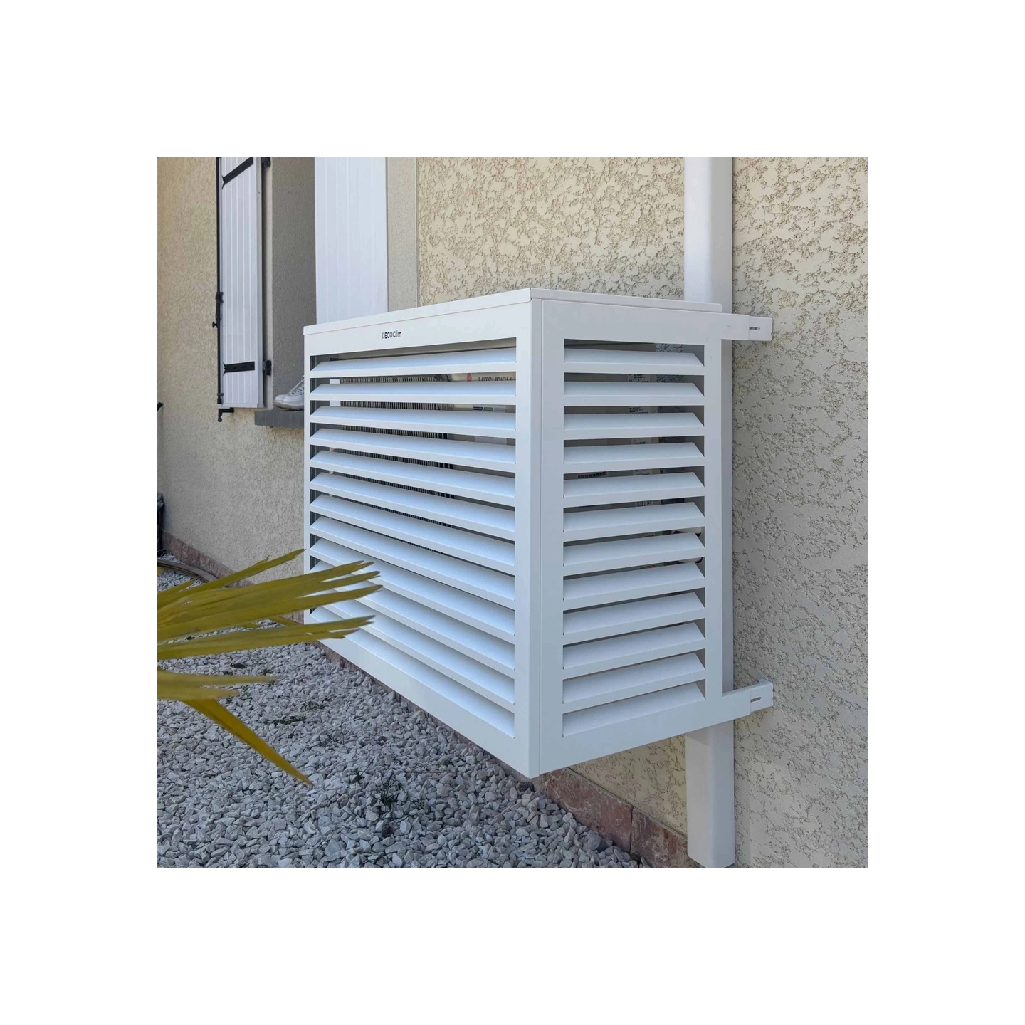 Copri condizionatore esterno e copri pompa di calore Deco Clim - ALU - BIANCO misura M - DEC23AM9010