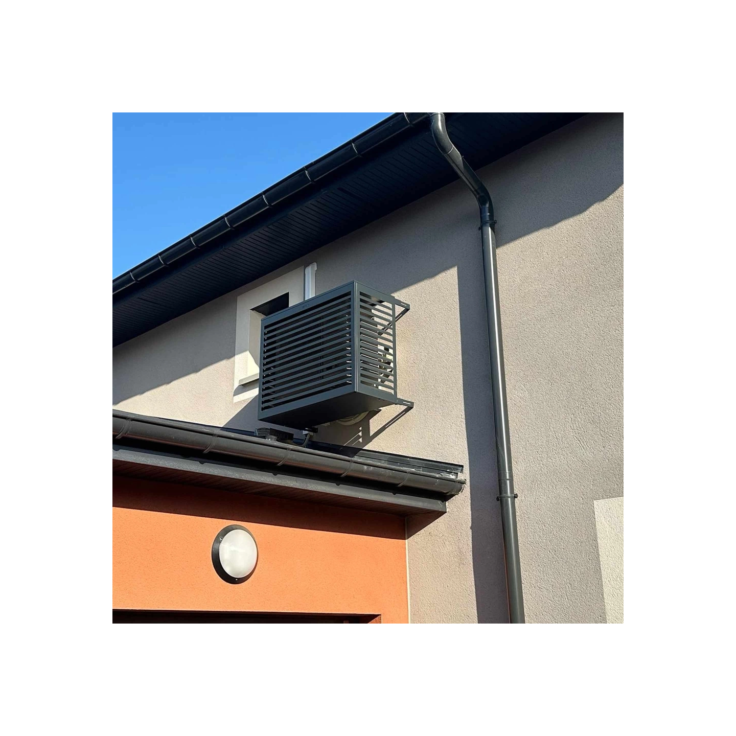Copri condizionatore esterno e copri pompa di calore Deco Clim - ALU - ANTRACITE misura S - DEC23AS7016