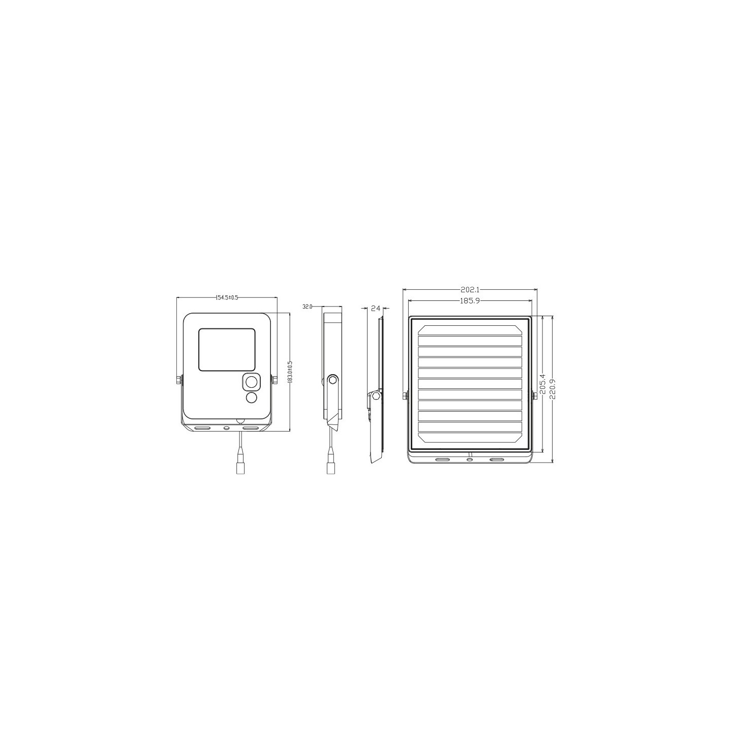 Proiettore Solare POLIPLAST Giuliana 15W - 1900Lm - cod. 401127X
