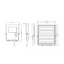 Proiettore Solare POLIPLAST Giuliana 15W - 1900Lm - cod. 401127X