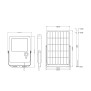 Proiettore Solare POLIPLAST Giuliana 60W - 9600Lm - cod. 401129X
