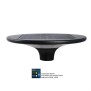 LAMPIONE SOLARE LED POLIPLAST 20W 2300LM GIULIA ATTACCO PALO 60 - cod.401059H