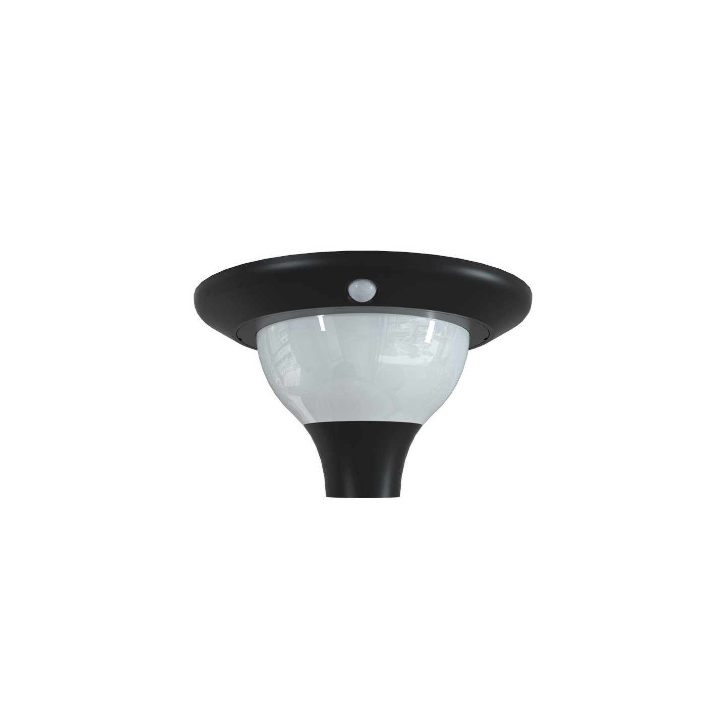 LAMPIONE SOLARE POLIPLAST LED 15W 2200LM CARMEN PALO DIAM 60 3CCT - cod.401143X