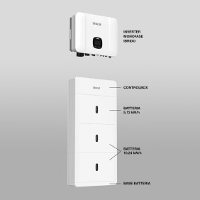 UNICAL ZOE Sistema di Accumulo Domestico Monofase Componibile - 6KW - 10 KWh A