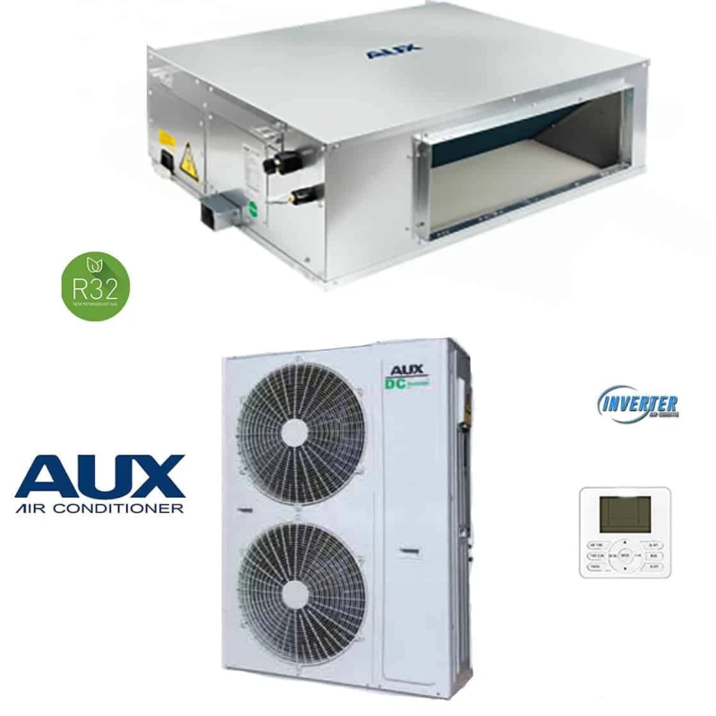CLIMATIZZATORE CANALIZZATO AUX R-32 DC INVERTER A++A+ 60000 BTU