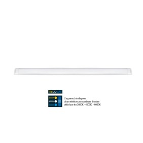 LED PLAFONIERA LINEARE 150CM 48W 6500LM GIORGIA - cod. 400805x