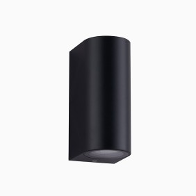 CUBO POLIPROPILENE Nero 2xGU10 IP54 220-240V LARA - cod. 401035NE