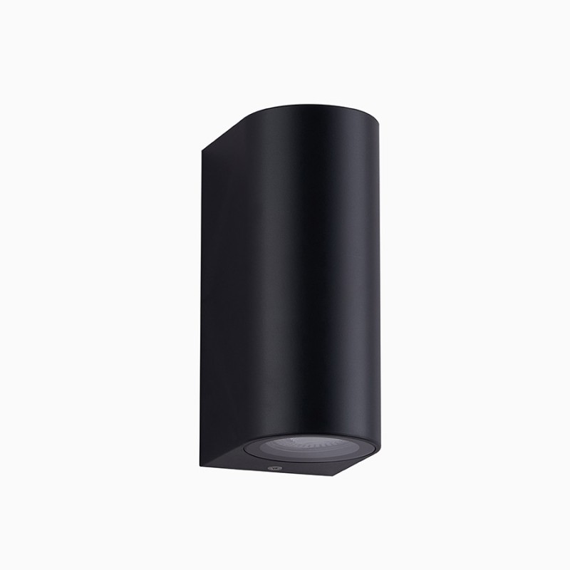 CUBO POLIPROPILENE Nero 2xGU10 IP54 220-240V LARA - cod. 401035NE