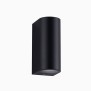 CUBO POLIPROPILENE Nero 2xGU10 IP54 220-240V LARA - cod. 401035NE