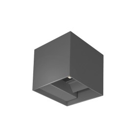 PLAFONIERA MURO NICOLE 3CCT 3000-4000-5000k ANTRACITE-cod.401099AN