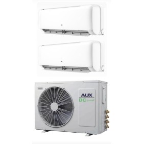 Clima AUX Dual Split INVERTER serie FH 9000+9000 con am2 h18 r-32 - wifi incluso