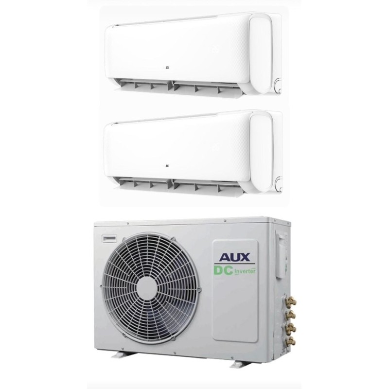 Clima AUX Dual Split INVERTER serie DG 9000+900 con am2 h18 r-32 - wifi incluso