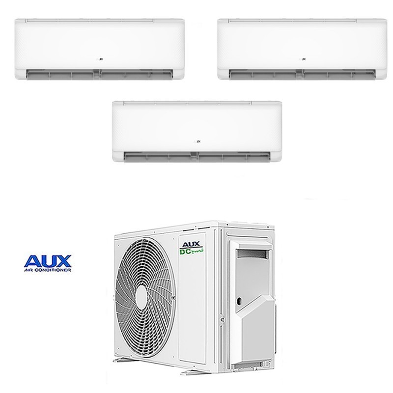 Clima AUX TRIAL 12+12+12 BREEZELESS  A++A+BREEZELESS WI FI INTEGRATO GAS R-32 DC INVERTER ESTERNA U.E AM3-H21/4DR3C