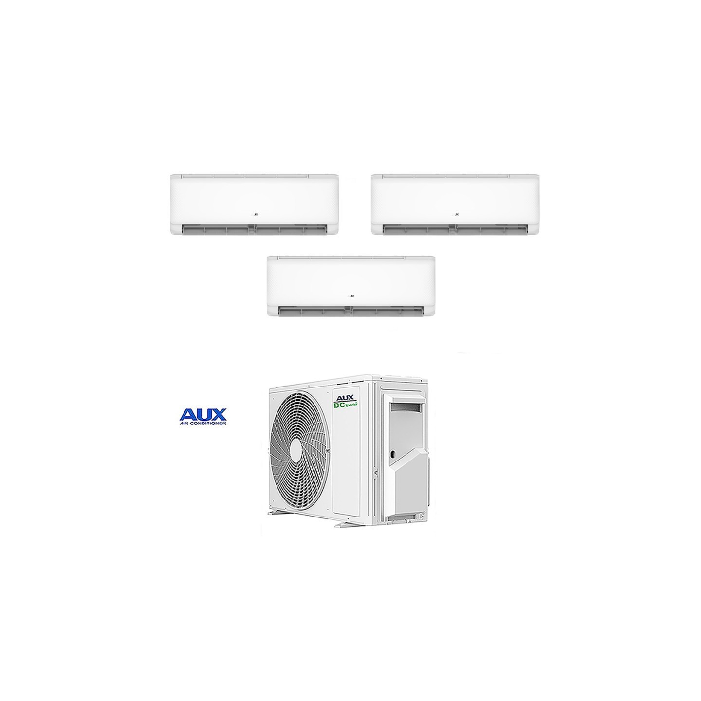 Clima AUX TRIAL 12+12+12 BREEZELESS  A++A+BREEZELESS WI FI INTEGRATO GAS R-32 DC INVERTER ESTERNA U.E AM3-H21/4DR3C