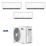 Clima AUX TRIAL 12+12+12 serie FH A++A+ WI FI INTEGRATO GAS R-32 DC INVERTER ESTERNA U.E AM3-H21/4DR3C
